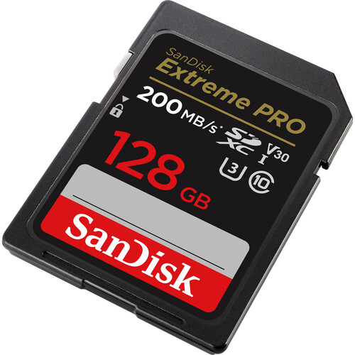 SanDisk SDXC 128GB Extreme Pro 200MB/s UHS-I Class10 U3 V30 - 3